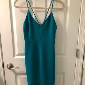 Likely Teal Long Bodycon Dress
